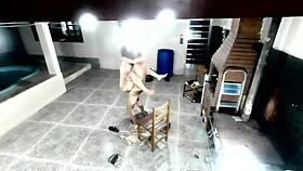 Man asks for help but ends up giving blowjob and having sex with unfaithful wife