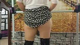 Hotwife Steffi Dances Seductively, Flashing Big Pussy Lips In Panties Compilation.