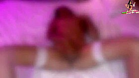 why does valery stuff her pussy in leggings and fishnets?