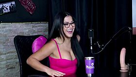 Morena Demonstrates Blowjob, Shows Tits, and Achieves Anal Orgasm