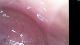 i watch real pussy orgasm contractions with cum inside