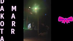 dakota marr pole dances teasingly in nebraska strip club