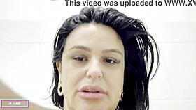 My slutty neighbor almost died trying to give the ass! Latina brunette in big pussy orgasm.