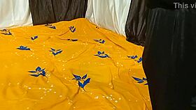 Hot sexy muslim girlfriend enjoys doggy style sex with her college best friend.