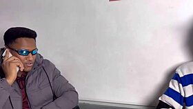 I called my partner to anal fuck two young whores and creampie them.