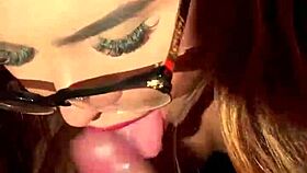 i'm chilling watching my cute latina secretary masturbate and give oral close up