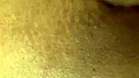 Pregnant ebony girlfriend creams on my big cock