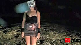 the farmer spots a thick latina bitch at night