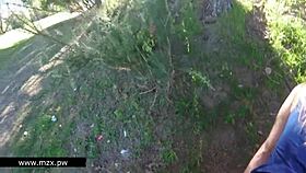 A blonde teen girlfriend gets kinky public sex with lots of cum from her friend