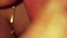 Mature dominican bbw craves sucking cum from small tits