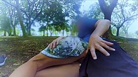 She Felt Intense Pleasure From Anal Fucking In The Park