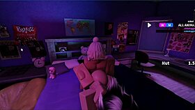 Passionate Sex With A Fan's Big Cock In Action