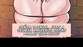 Secret sex with pretty village girl in anime