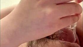 i watch real pussy orgasm contractions with cum inside