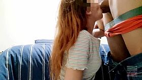 Latina Uses Banana To Tease Tight Pussy Before Cum