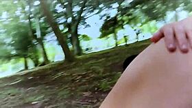 She Felt Intense Pleasure From Anal Fucking In The Park