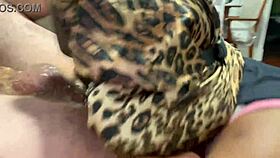 A homemade scene of ass eating and throatpie.