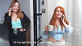 i-i fucked both redhead milfs, including my stepmom