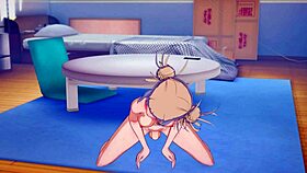 Himiko Toga's my hero academia koikatsu party scene is pretty hot