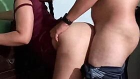 Fucking cheating teen stepsister bent over in missionary before boyfriend arrives