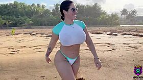 Hot Latina With Big Natural Tits Sucks And Fucks Amateur Couple