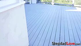 Hot babe Eliza Ibarra rides that rock hard cock reverse cowgirl!