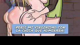 Secret sex with pretty village girl in anime