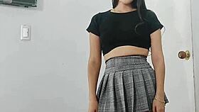 Petite Latina Babysitter Sucks Father-In-Law Hard