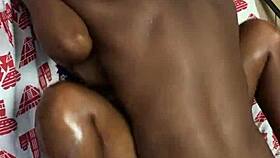 Missionary Sex with Lover While Husband’s Away, Moaning Loud