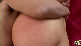 His tongue in her massive booty drives brunette wild 😍