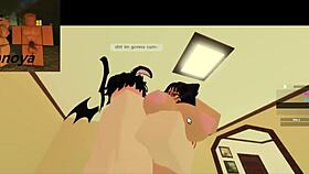 trick or treat game with milf in doggystyle anal creampie rough action