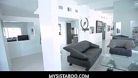 katy kisses her stepsis in a deepthroat blowjob scene