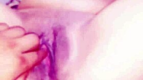 He fingers my tight wet pussy hard!