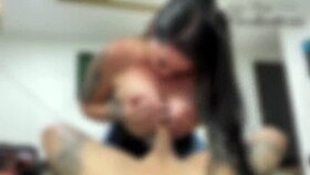 I got a delicious blowjob from this hot latina milf before the train.