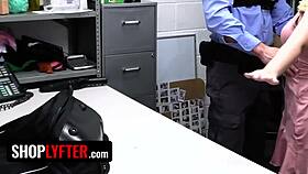 no mercy for that bratty shoplifter clothes ripped 😈