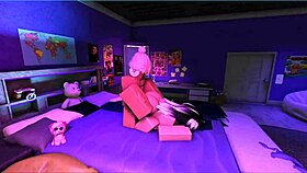 Passionate Sex With A Fan's Big Cock In Action