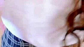 Feeling terrified yet aroused as masked stranger fucks mexican teen deep with creampie.