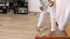 I Force My Milf Slut To Piss Her Pants Before She Sucks My Cock