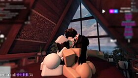 in this threesome, two fans join for blowjob, doggystyle, and riding with cum everywhere