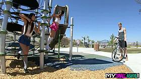 vina sky and elle voneva share that foreigner dick in doggystyle