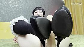 joi sexy goth wednesday addams rewards you with shoejob then sucks until orgasm 😏