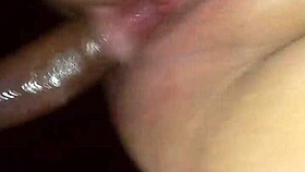 Blonde amateur loves deep anal with lover.