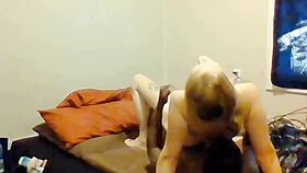 I saw this tattooed trailer park milf ride doc's cock for a creampie, it was so hot!