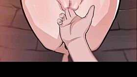 Secret sex with pretty village girl in anime