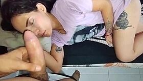 sexo diario con chica de cuarto termina en mamada de polla y follada al estilo vaquerita - porno en espanol