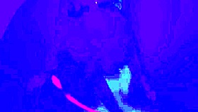 i'm in the bleu room, bent over for anal finger fuckin' myself, oh yeah!