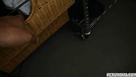 uhh, i think danica dillion just let her stepson grab her panties and see her milf pussy, oops!