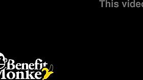 Amy Douxxx masturbates with vibrator on couch