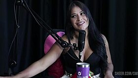 Gabriella Gushi and Tifany Rocha in Brazilian Casting Interview With Dirty Talk and Massage.