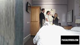 Blonde Georgie Lyall Draws Pascal White's Cock for Epic Attention